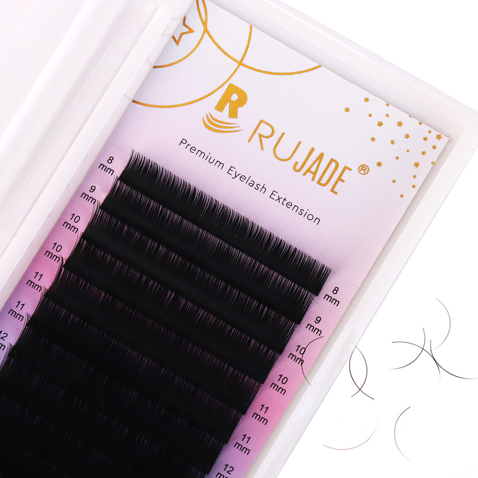 Eyelash Extension Review - RUJADE B C CC D Curl