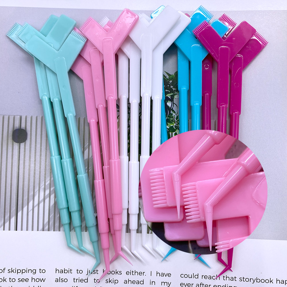 Micro Brush Applicator - 10/20/30Pcs Reuseable Y Shape Eyelash Perming