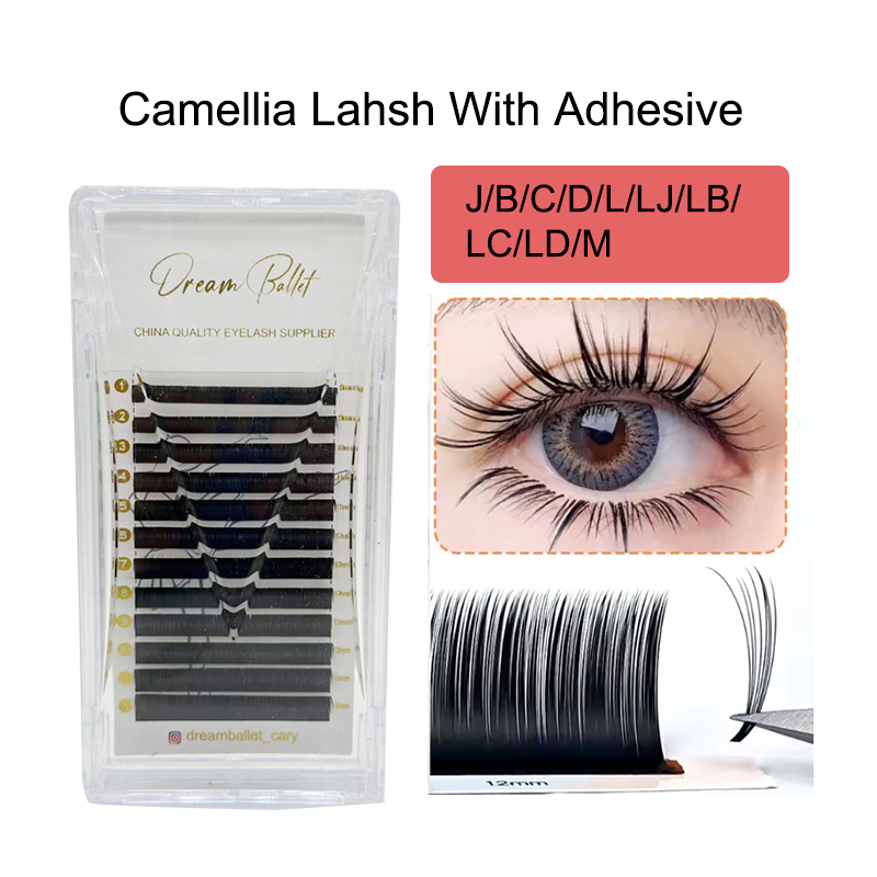 Eyelash Extension Review - dream ballet Camellia Lashes with Adhesive
