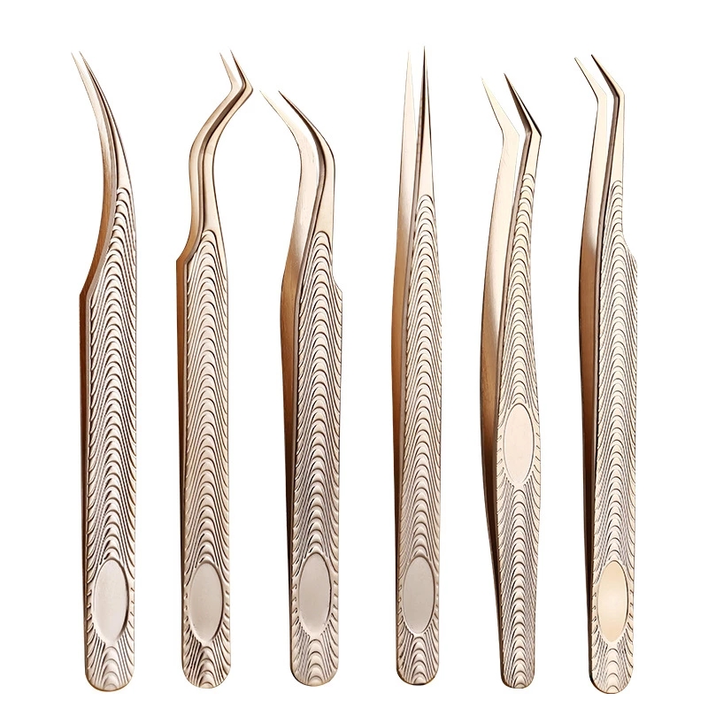 Eyelash Extension Logo - Wholesale 10 Kinds Eyelash Extension Tweezers