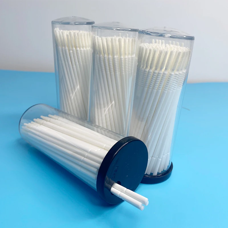 Micro Brush Applicator - 100pcs Long Head White Color Disposable