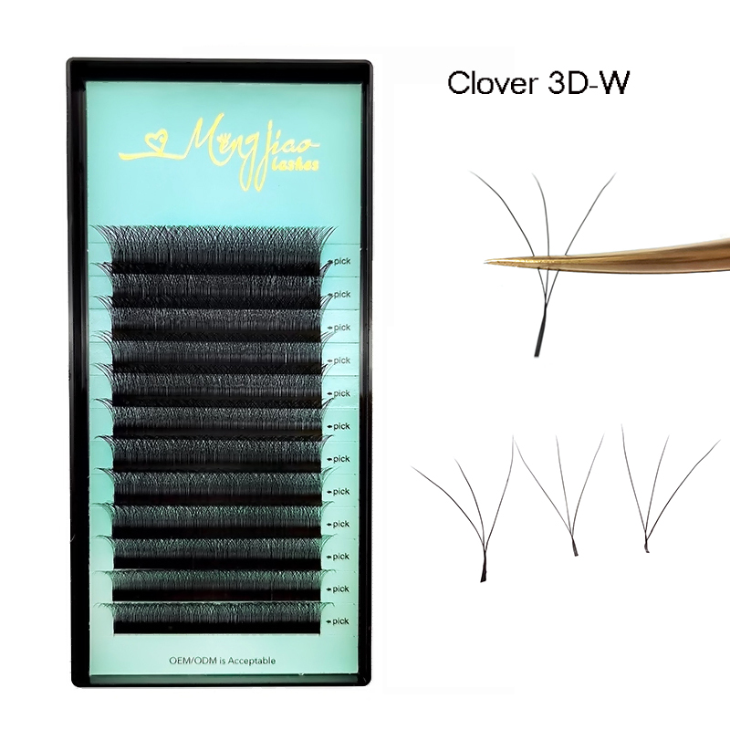 Clover W Eyelash Extension 3D  - Eyelash Extension Logo 评论和价格