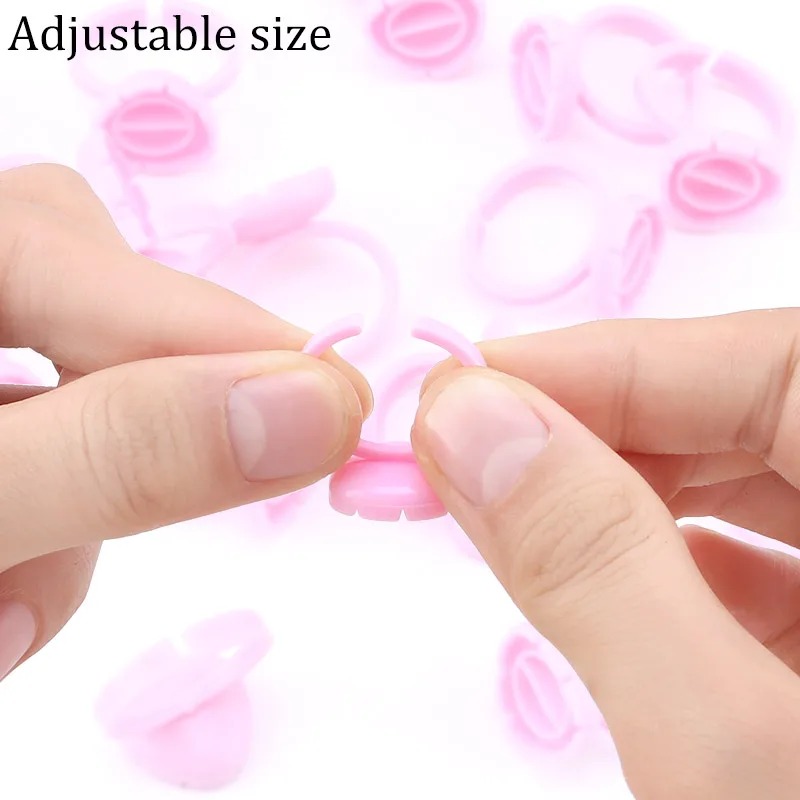 100 Pcs Disposable Eyelash Glu - Eyelash Extension Double Lash 评论和价格