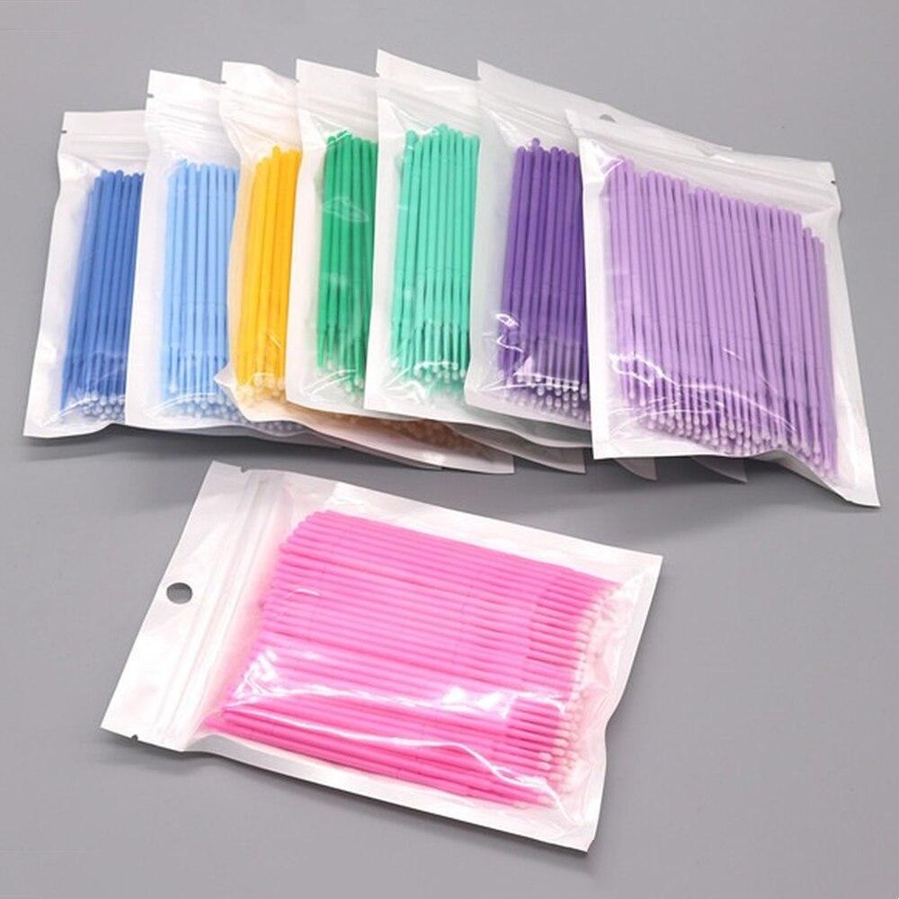 100pcs/lot Micro Brushes Make  - Micro Brush Applicator 评论和价格