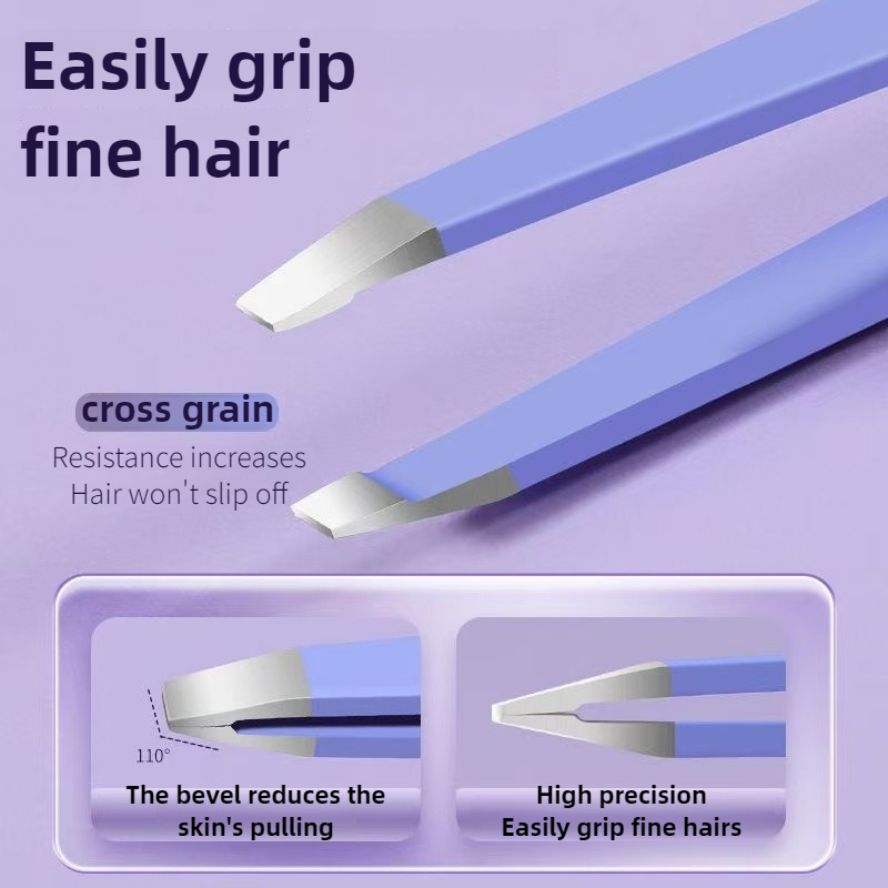 4Pcs Eyebrow Tweezers Hair Rem - Eyelash Extension Remover 评论和价格