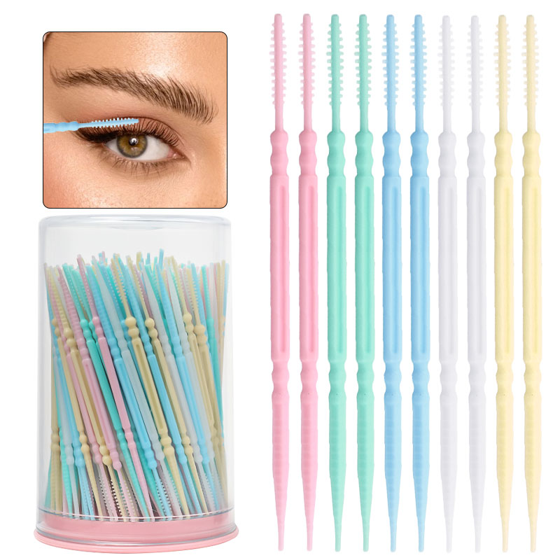 300Pcs Per Bottle Double Head  - Micro Brush Applicator 评论和价格