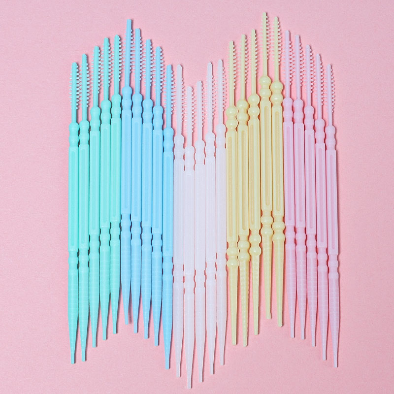 300Pcs Per Bottle Double Head  - Micro Brush Applicator 评论和价格
