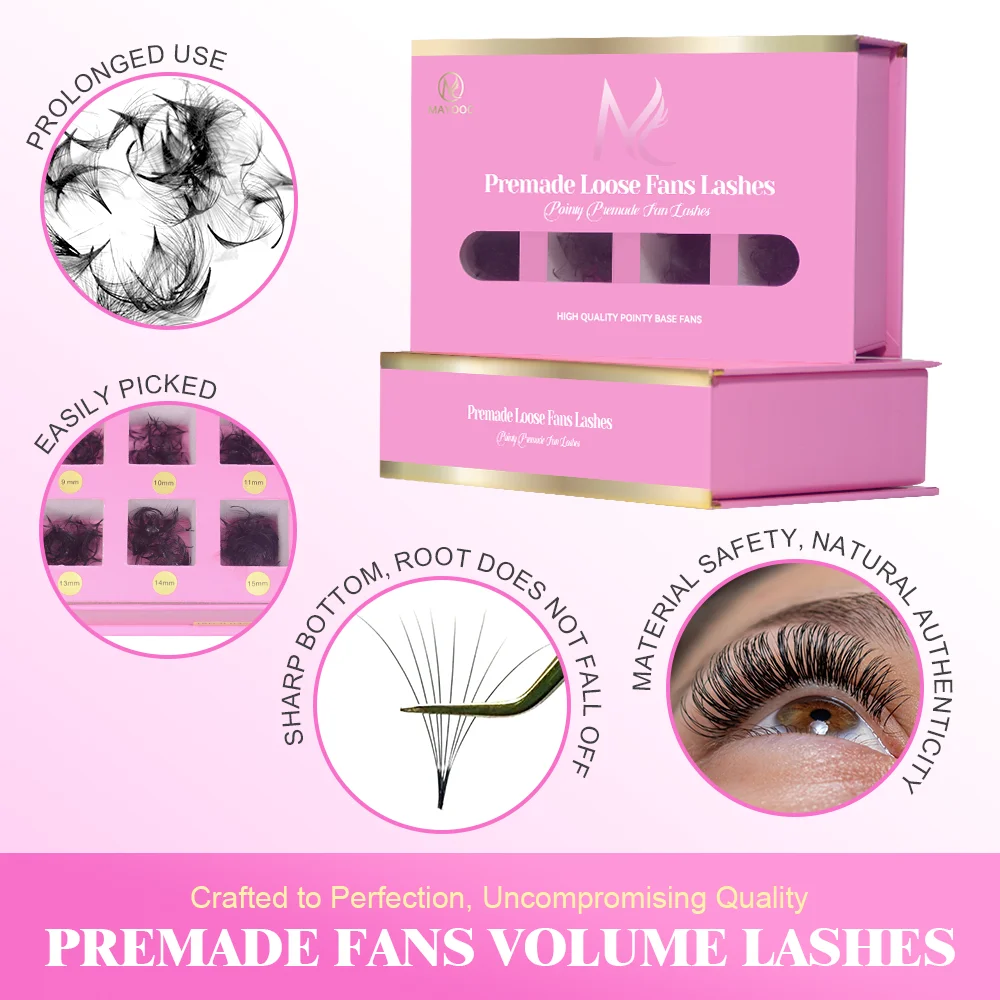 MAYOOC 800Fans Loose Fan Lashe - Eyelash Extension Logo 评论和价格