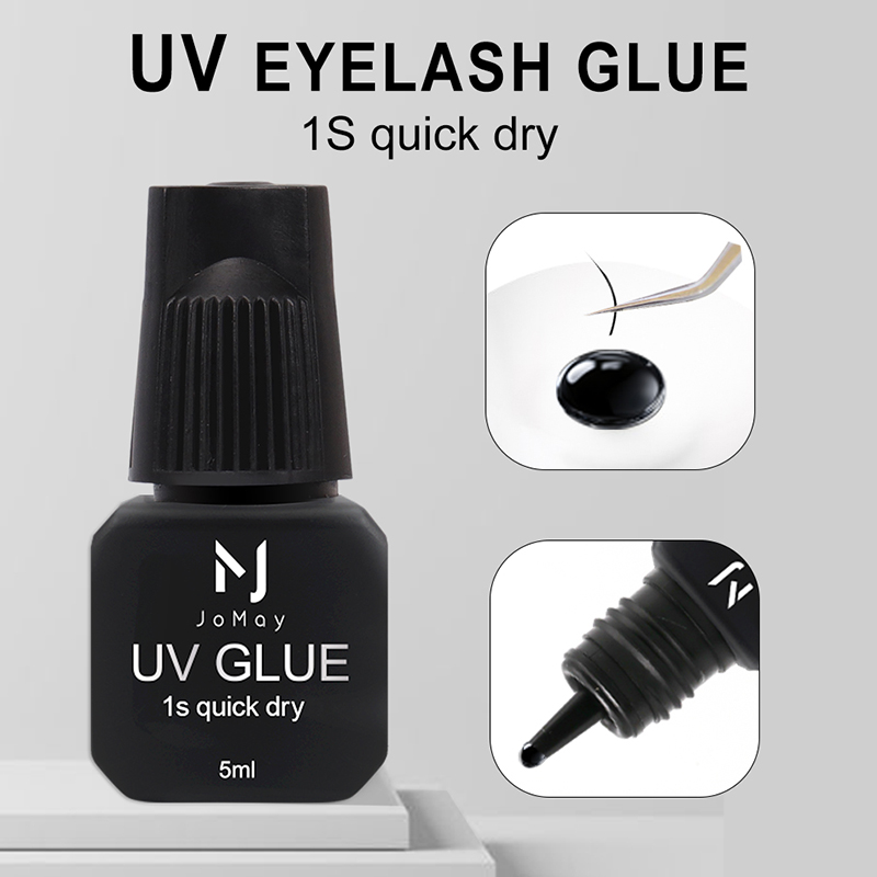 JOMAY UV Lash Glue Eyelash Glu - Eyelash Extension Glue For Sensitive Eyes 评论和价格