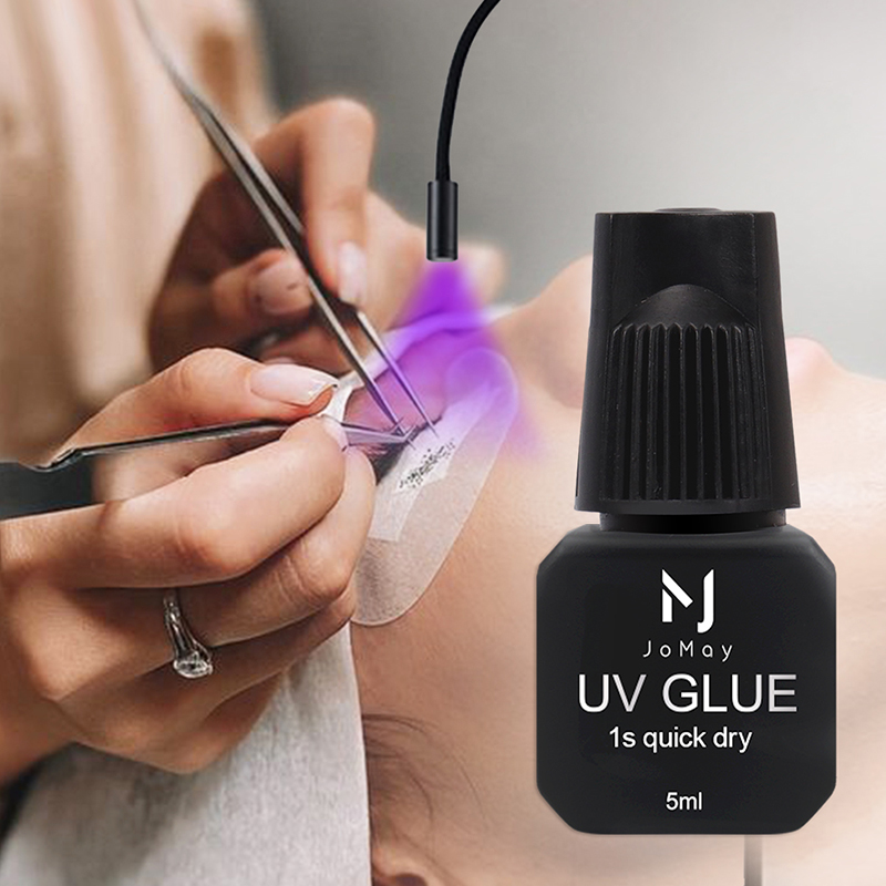JOMAY UV Lash Glue Eyelash Glu - Eyelash Extension Glue For Sensitive Eyes 评论和价格