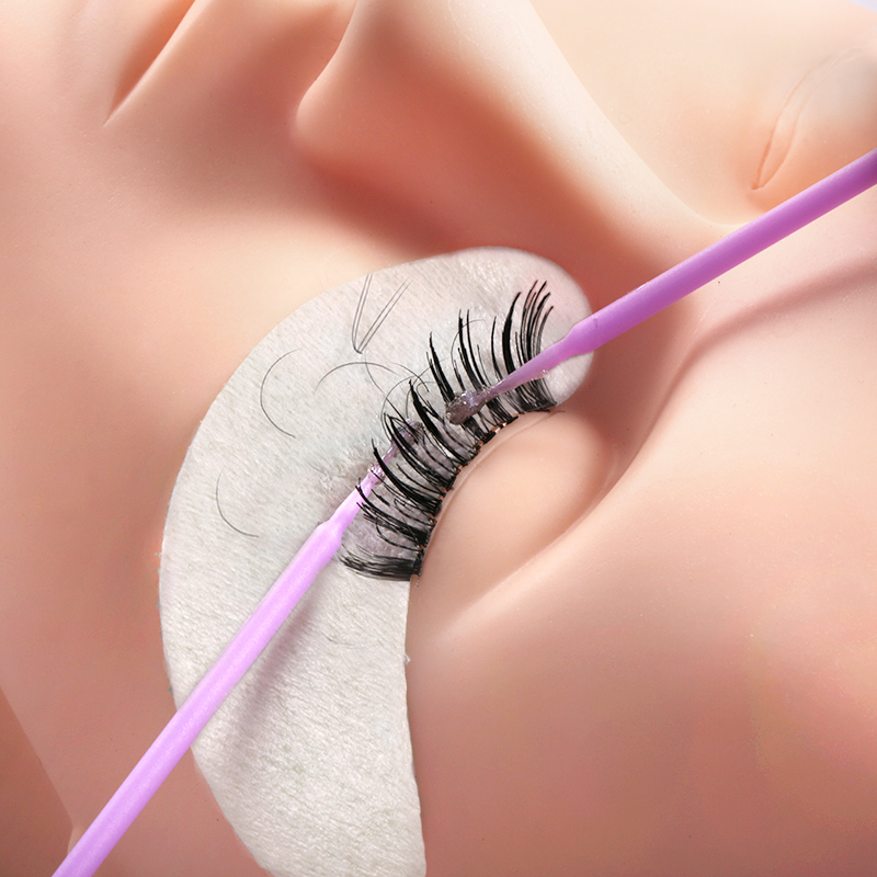 50/100PCS Disposable Micro Bru - Eyelash Extension Remover 评论和价格