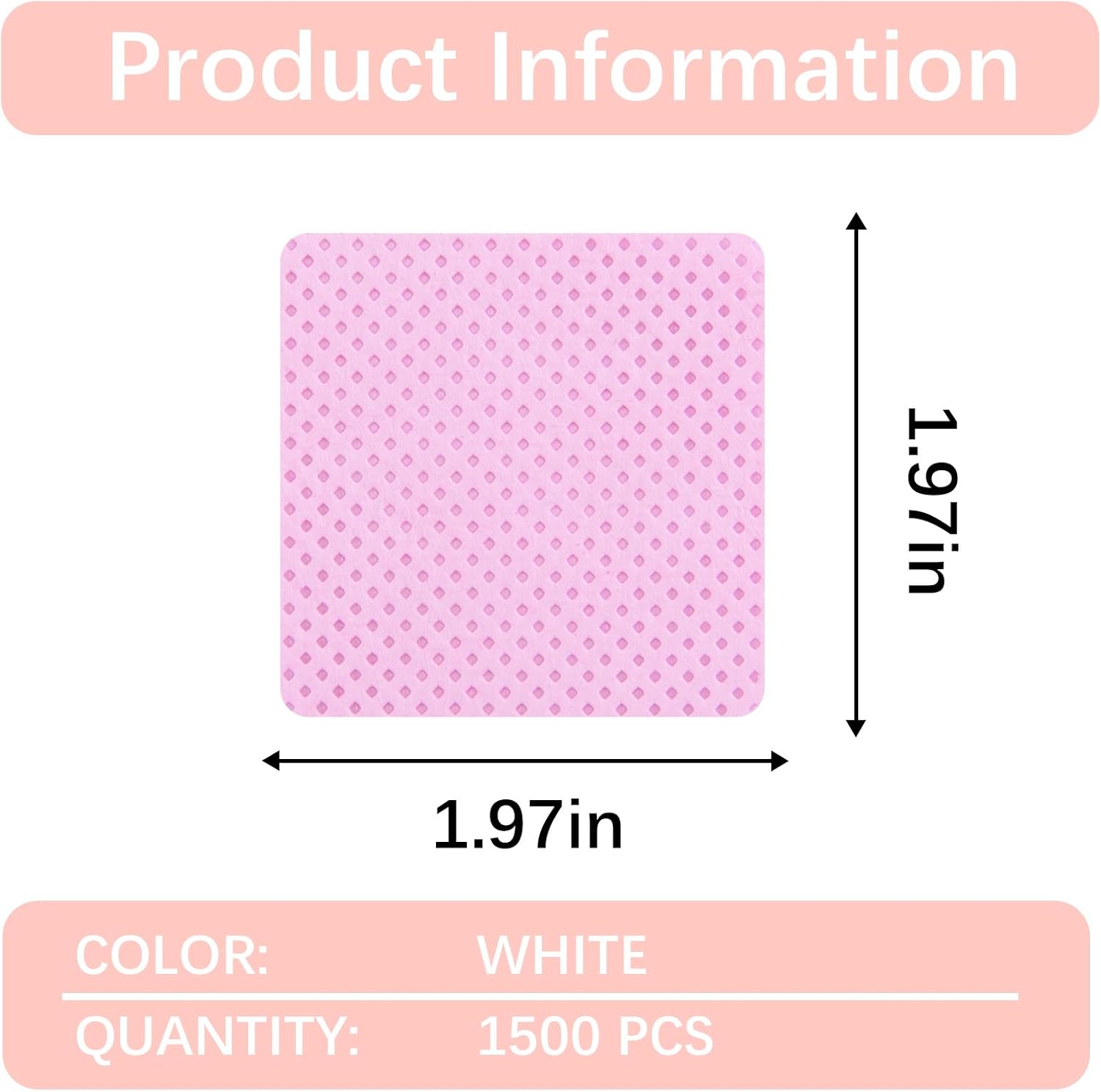 1500 Pcs Lint Free Nail Wipes  - Eyelash Extension Remover 评论和价格