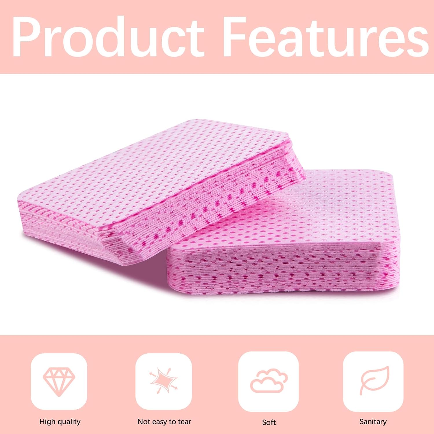 1500 Pcs Lint Free Nail Wipes  - Eyelash Extension Remover 评论和价格