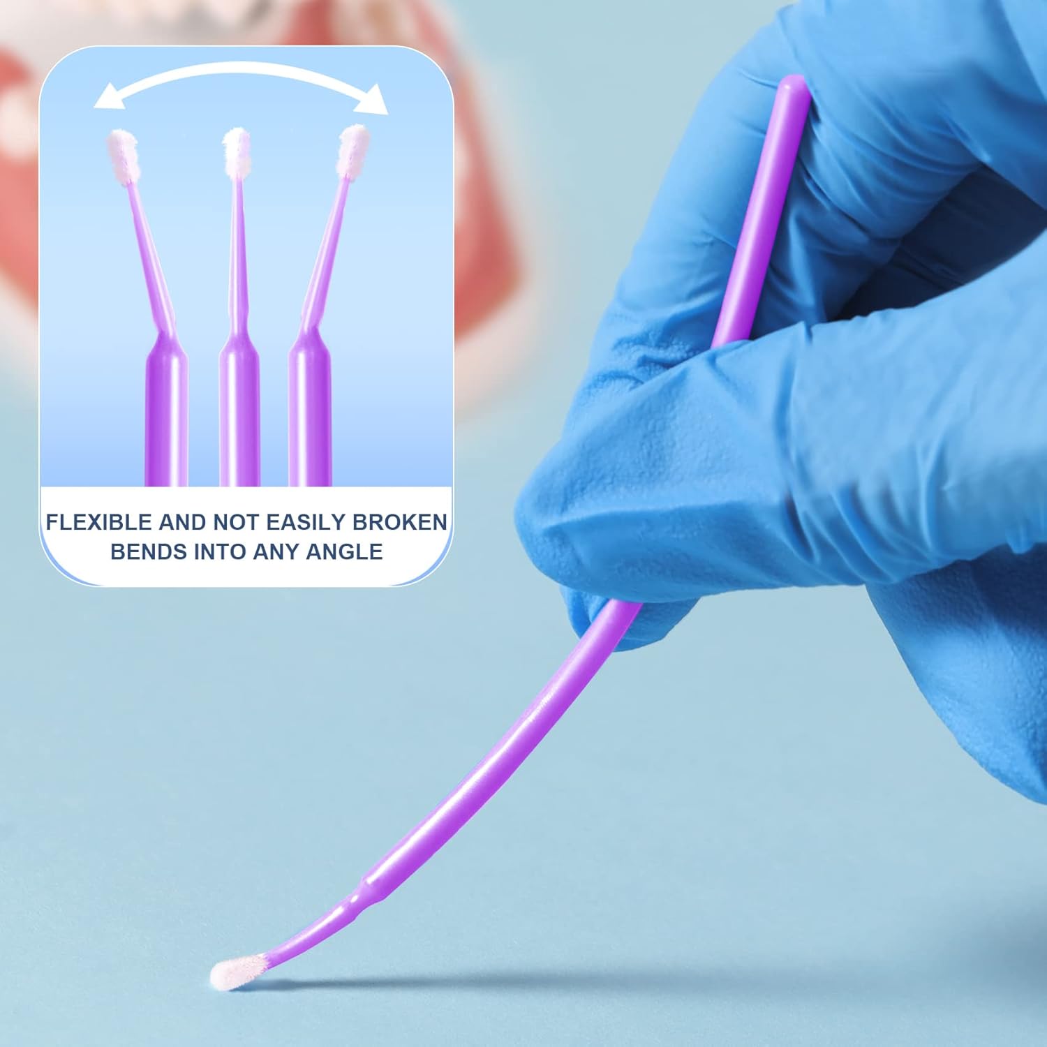 micro swabs for eyelash extens - Micro Brush Applicator 评论和价格
