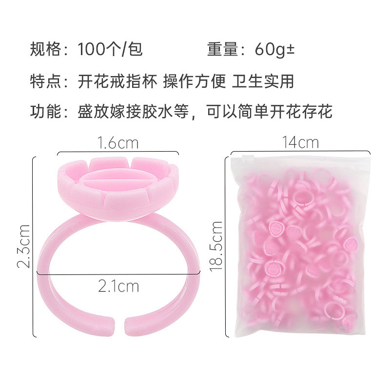 100Pcs Disposable Eyelash Exte - Eyelash Extension Double Lash 评论和价格