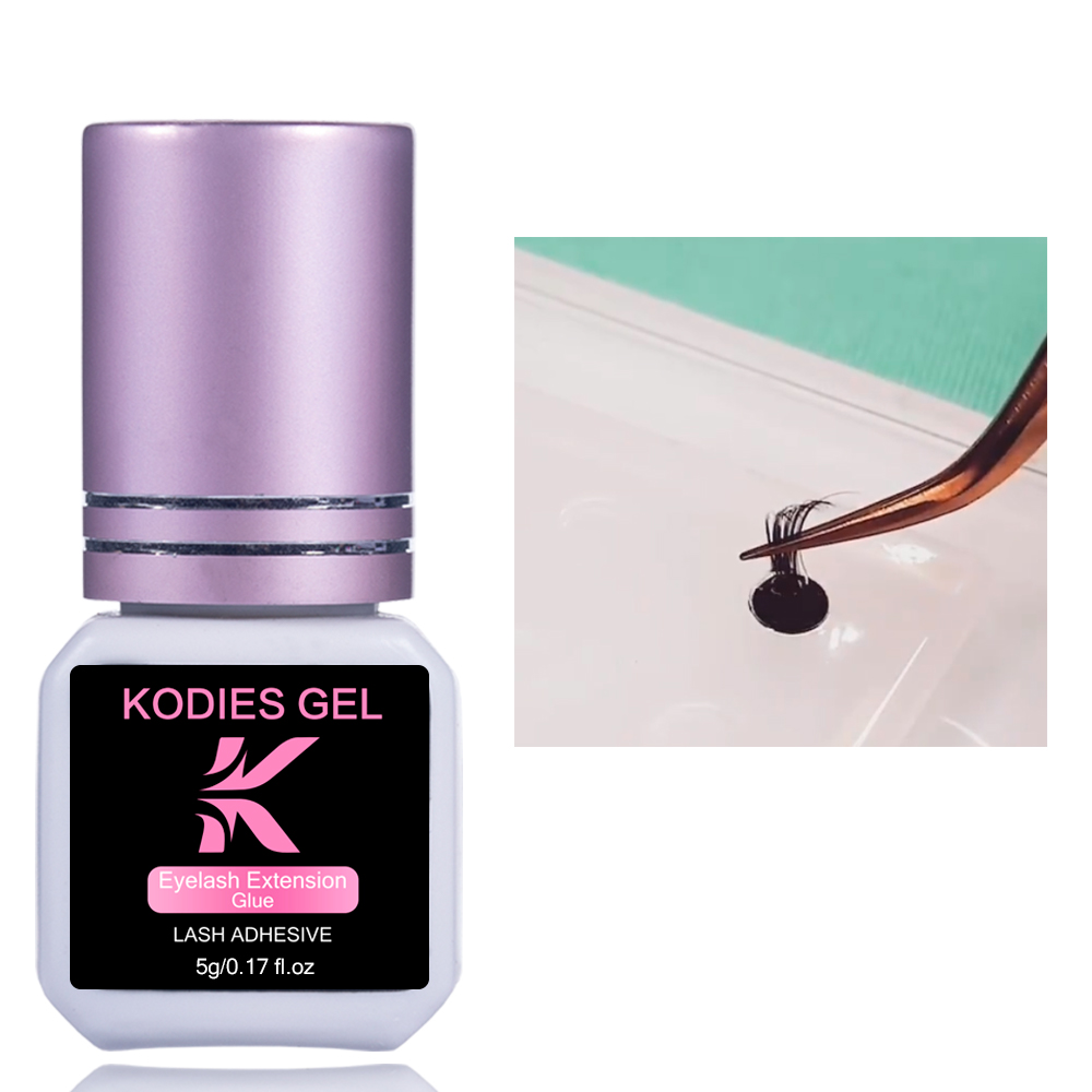 KODIES GEL Extra Strong Eyelas - Eyelash Extension Glue For Sensitive Eyes 评论和价格