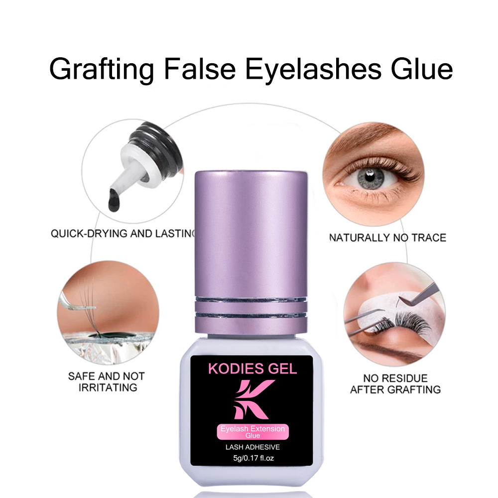 KODIES GEL Extra Strong Eyelas - Eyelash Extension Glue For Sensitive Eyes 评论和价格