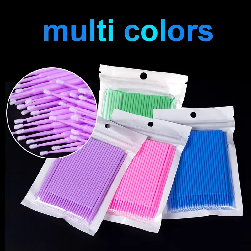 100Pcs Eyelash Cleaning Brush  - Eyelash Extension Remover 评论和价格