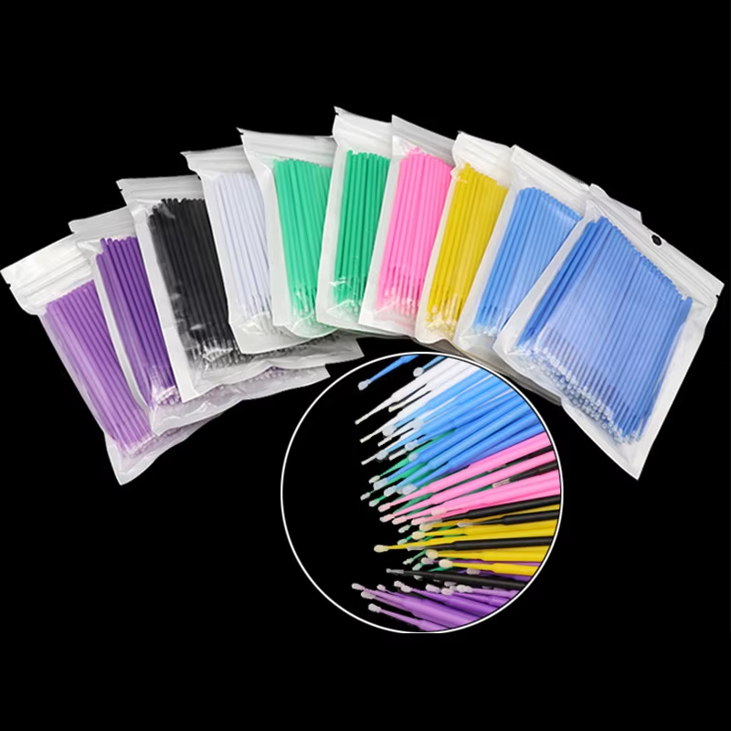 100Pcs Eyelash Cleaning Brush  - Eyelash Extension Remover 评论和价格