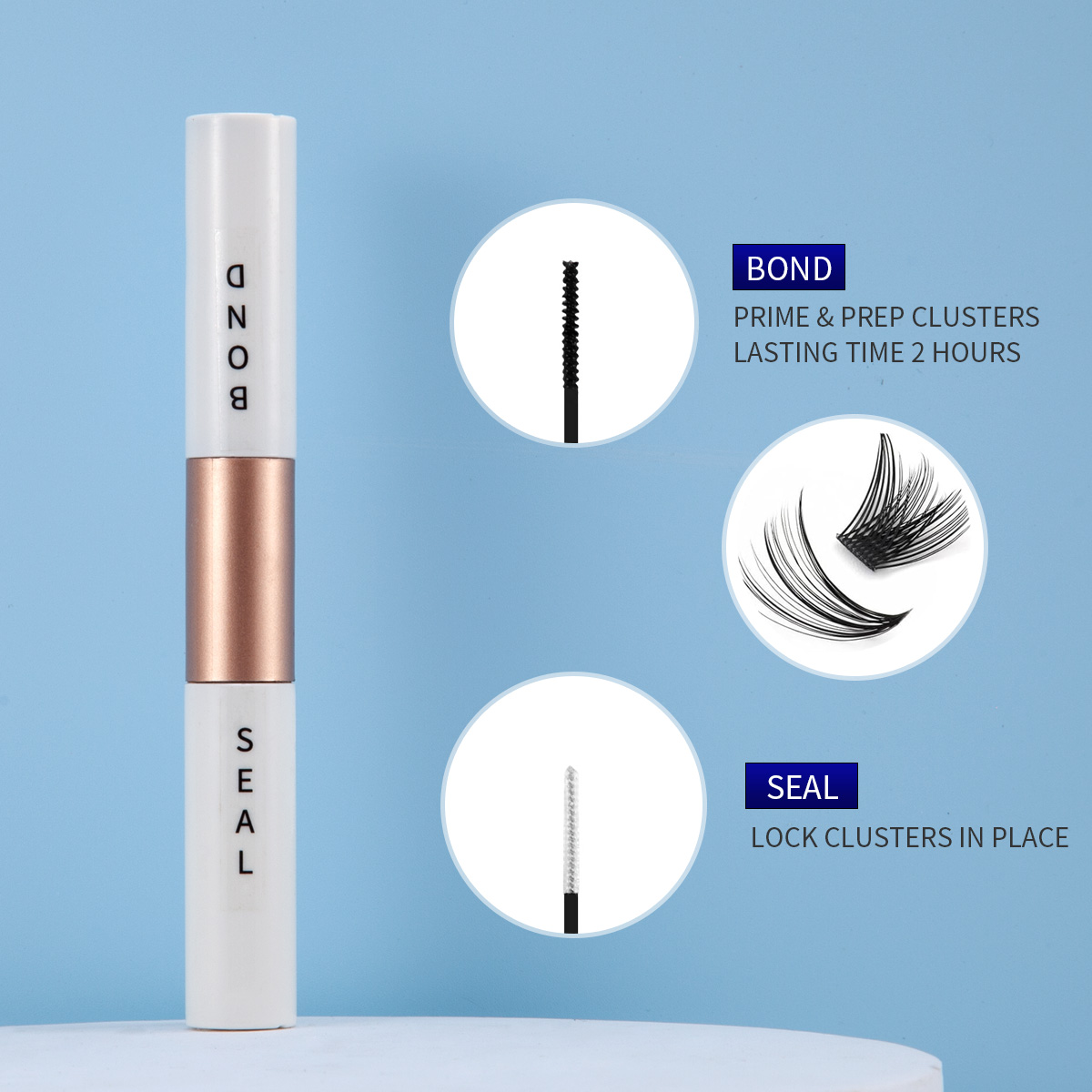 False eyelash glue waterproof  - Eyelash Extension Glue For Sensitive Eyes 评论和价格