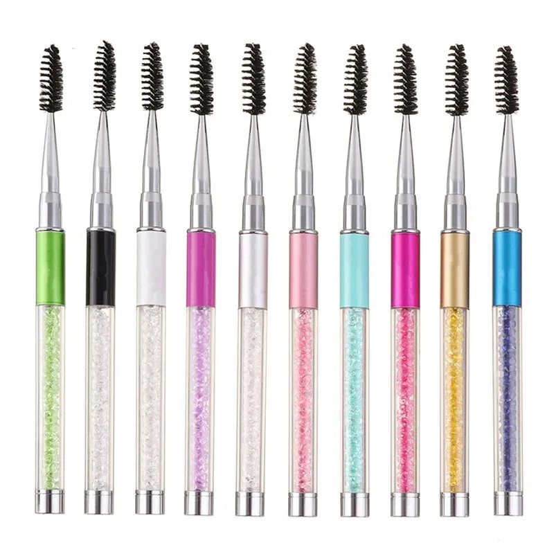Rhinestone Handle Lash Brush R - Micro Brush Applicator 评论和价格
