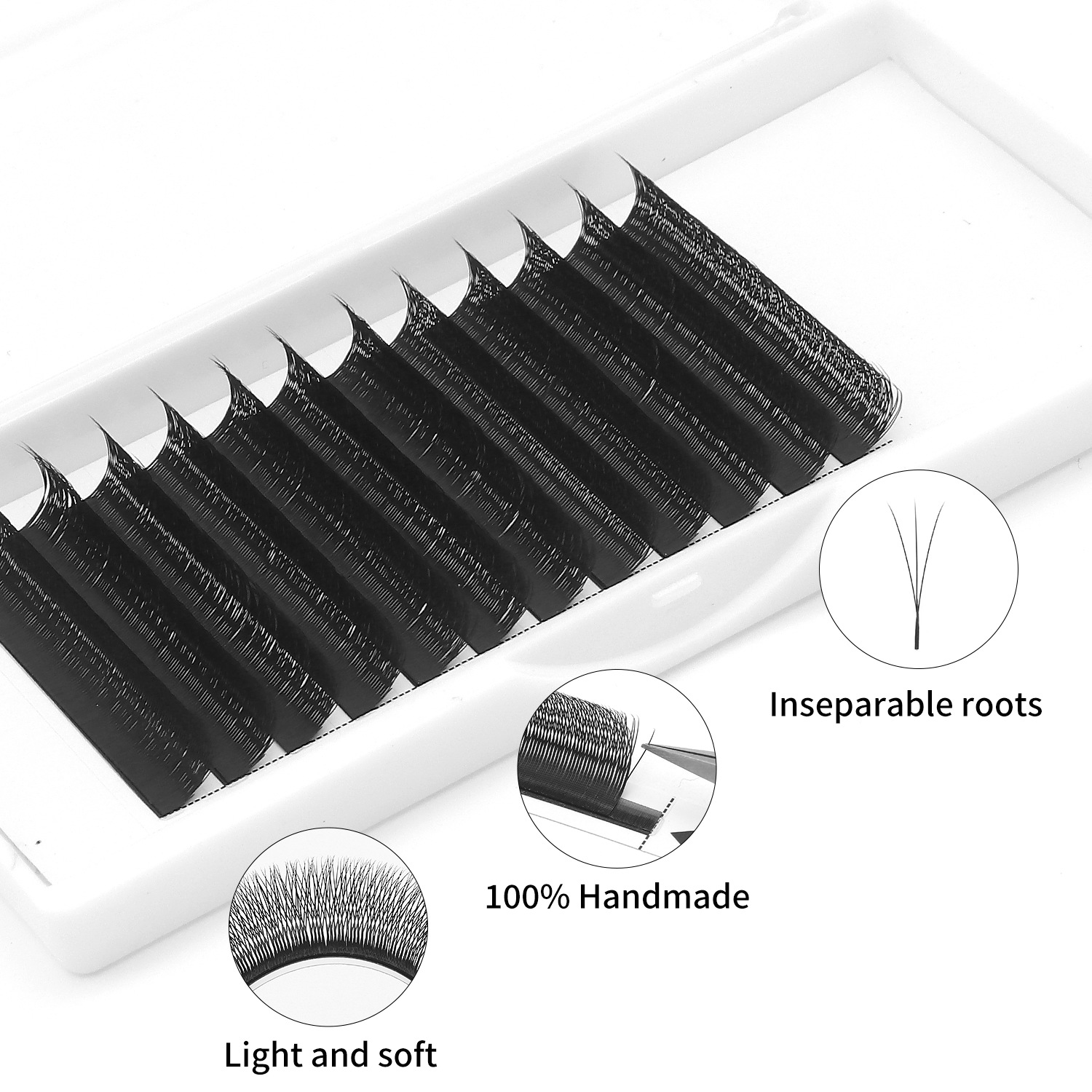 Wholesale 3D 4D 5D W-Shaped Ey - Eyelash Extension Logo 评论和价格
