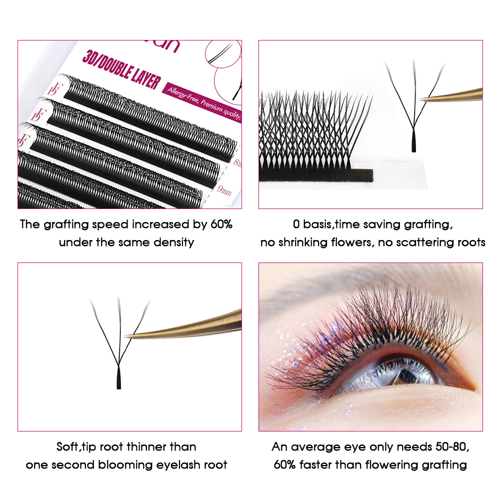 FADVAN 6D-W shaped eyelash ext - Eyelash Extension Logo 评论和价格