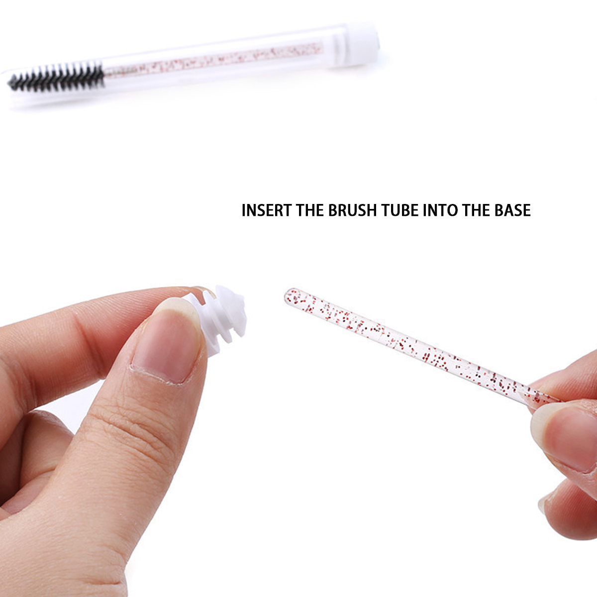 50PCS Dust-Proof Eyelash Brush - Micro Brush Applicator 评论和价格