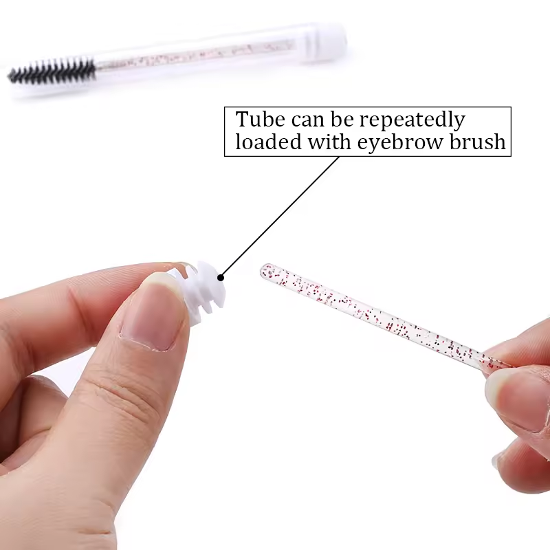 Eyelash Brush Tube With Eyebro - Micro Brush Applicator 评论和价格