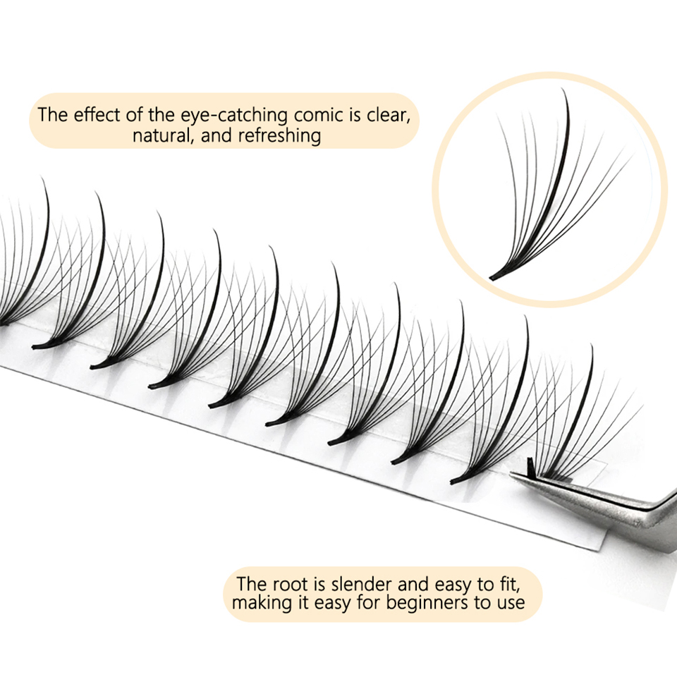 Rujade 3D 5D 7D 9D Premade Wis - Eyelash Extension Review 评论和价格