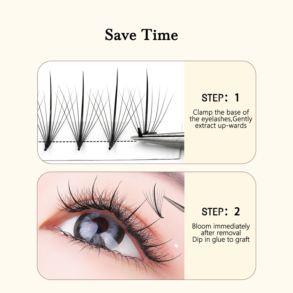 Rujade 3D 5D 7D 9D Premade Wis - Eyelash Extension Review 评论和价格