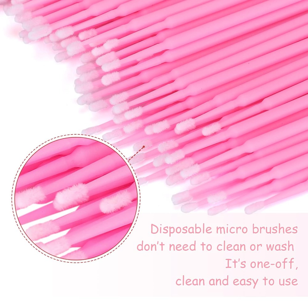 500PCS Disposable Micro Cotton - Eyelash Extension Remover 评论和价格