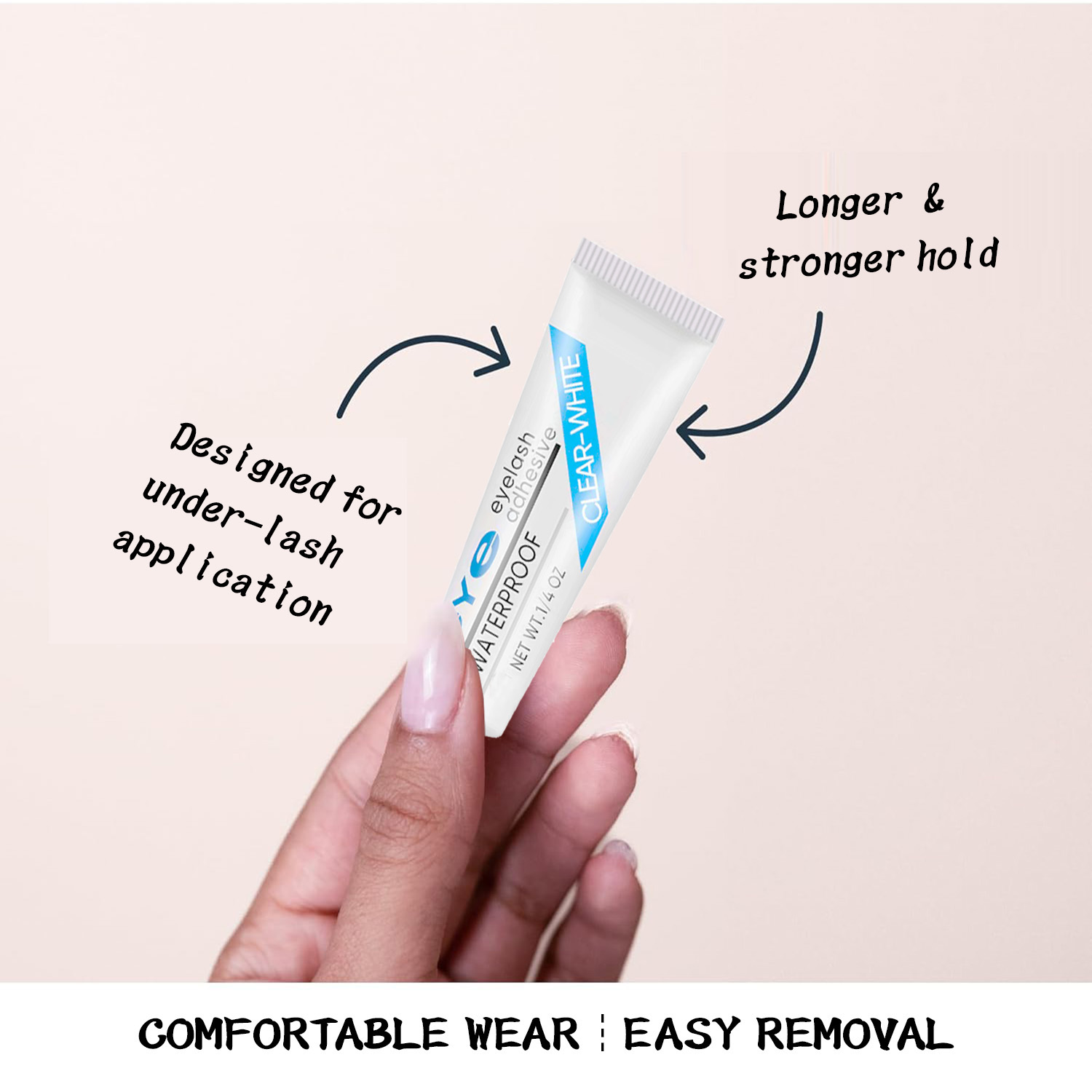 Waterproof Eyelash Glue for St - Eyelash Extension Glue For Sensitive Eyes 评论和价格