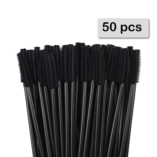 50pcs Silicone Mascara Wands A - Micro Brush Applicator 评论和价格