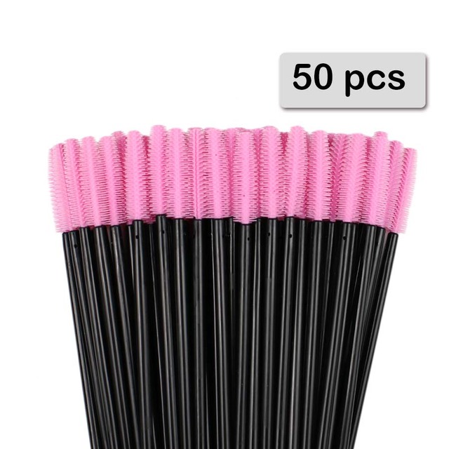 50pcs Silicone Mascara Wands A - Micro Brush Applicator 评论和价格