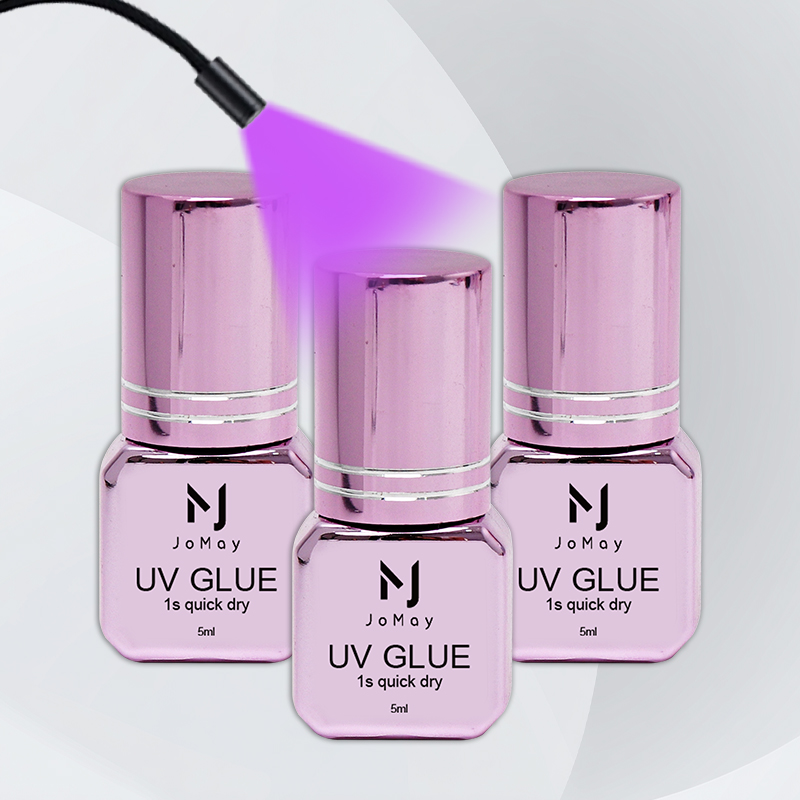 JOMAY 3 Bottles Fast Drying UV - Eyelash Extension Glue For Sensitive Eyes 评论和价格
