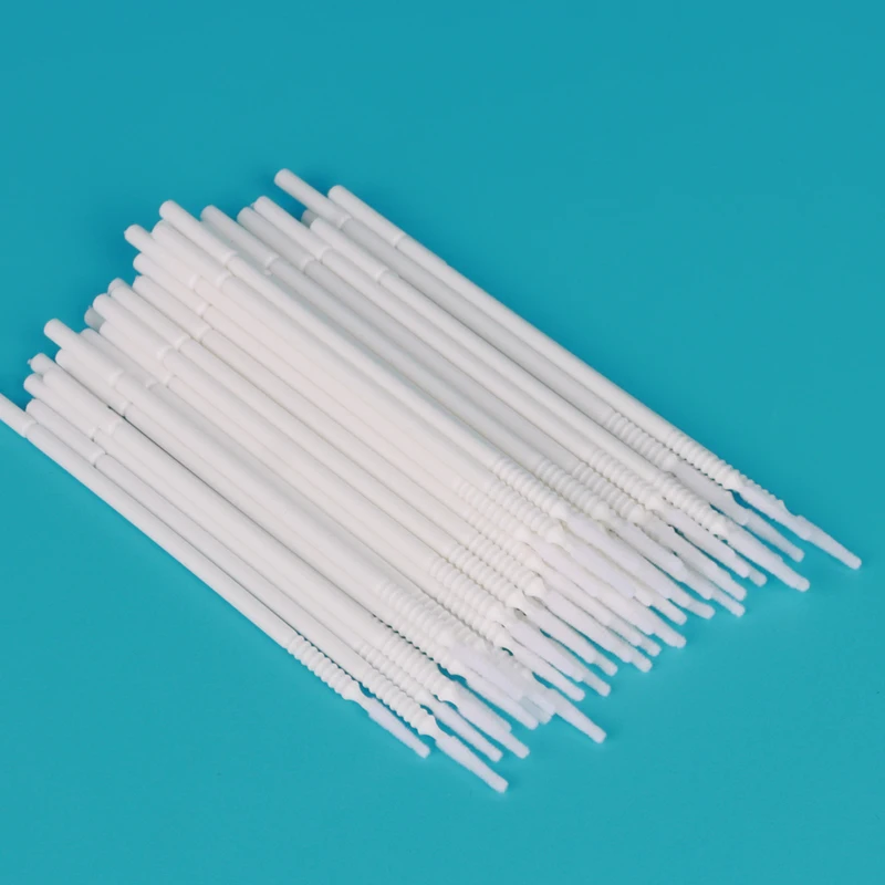 100pcs Long Head White Color D - Micro Brush Applicator 评论和价格